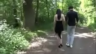 Girl get gangbanged outdoors
